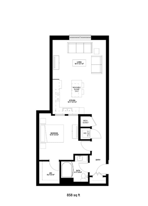 Floor Plans of Millworks Lofts in Minneapolis, MN